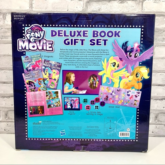 My Little Pony The Movie Deluxe Book Gift Set With Images Projector - NWT - Picture 6 of 9